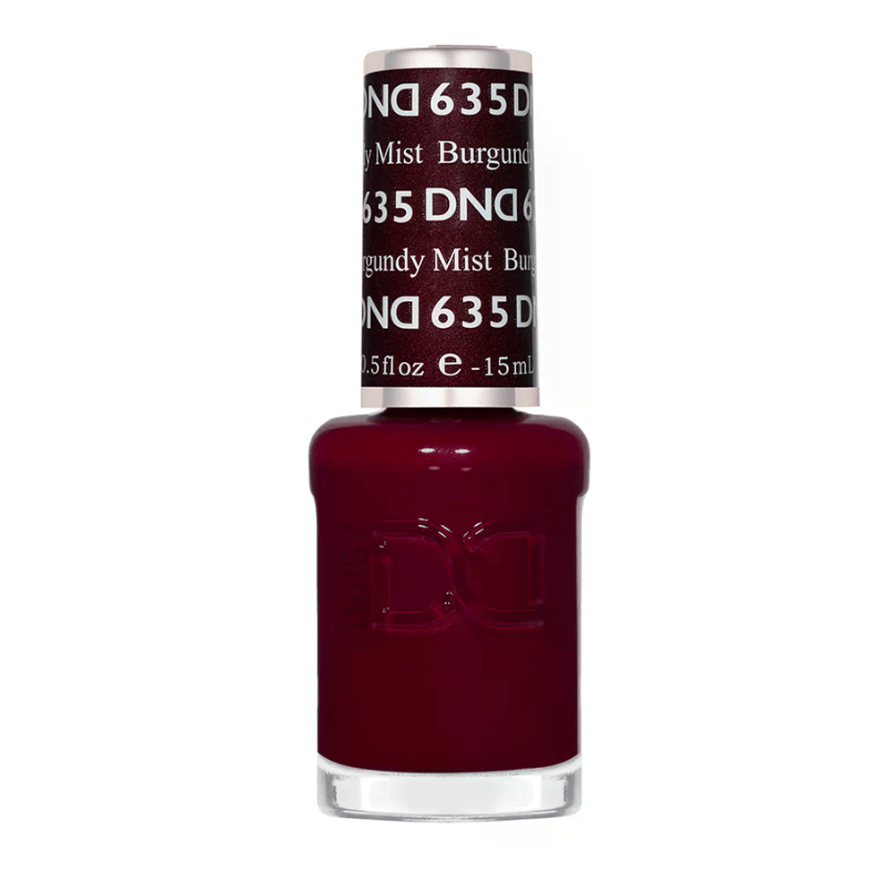 DND Gel Polish - 635 Burgundy Mist - DTK Nail Supply