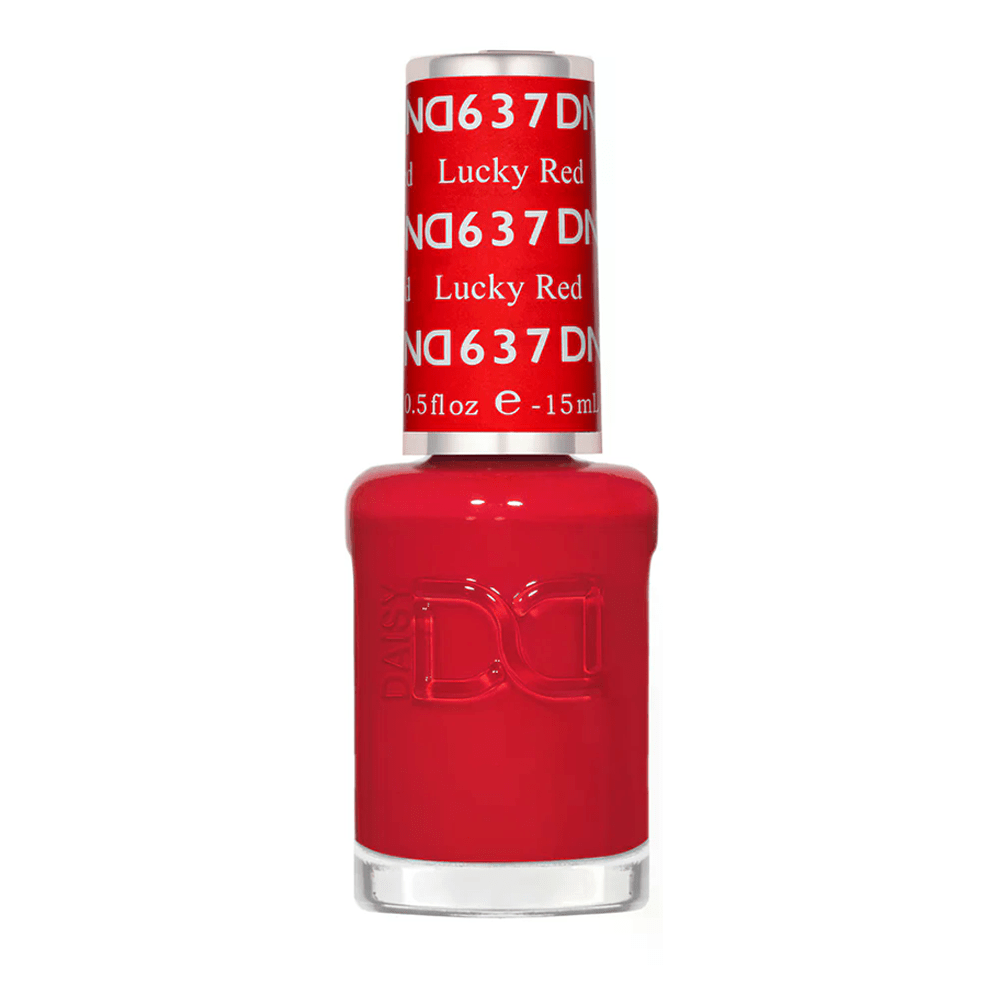 DND Gel Polish - 637 Lucky Red - DTK Nail Supply
