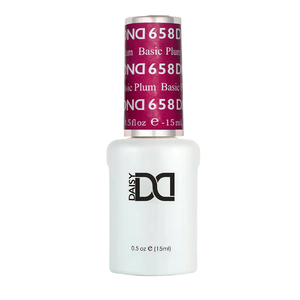 DND Gel Polish - 658 Basic Plum - DTK Nail Supply
