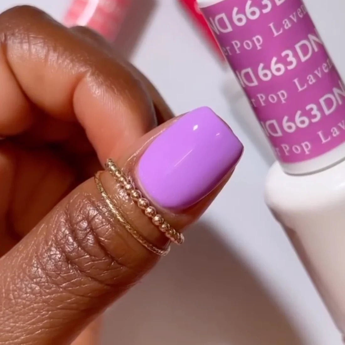 DND Gel Polish - 663 Lavender Pop - DTK Nail Supply