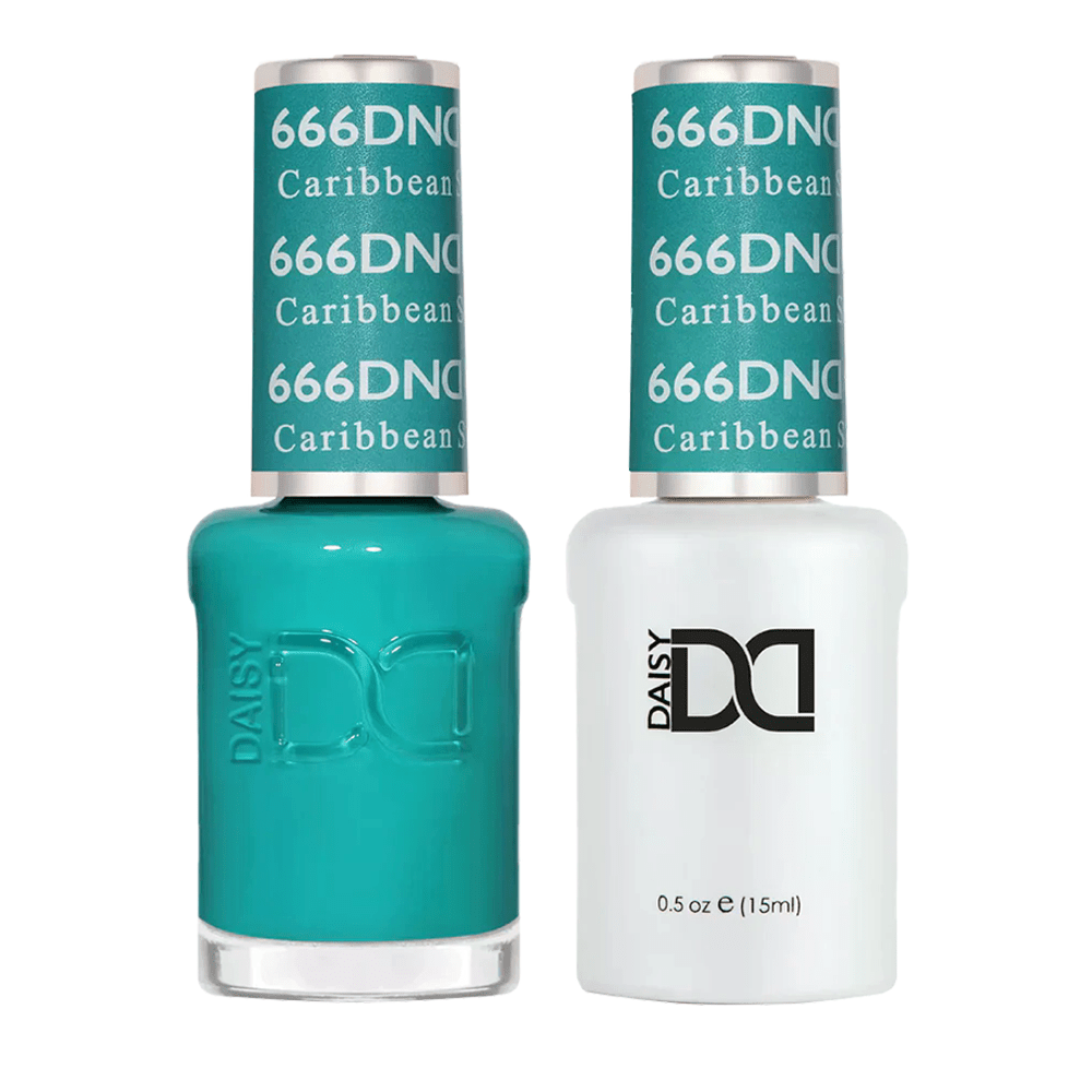 DND Gel Polish - 666 Caribbean Sea - DTK Nail Supply