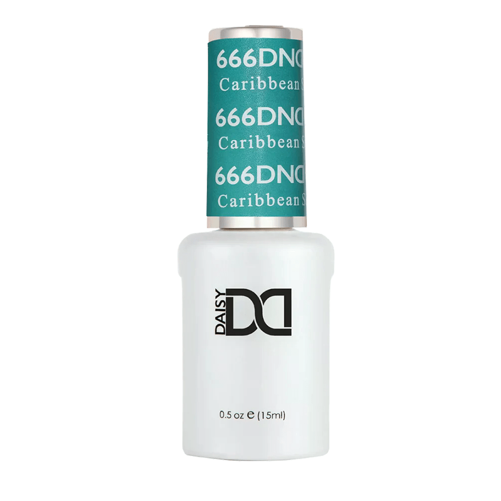DND Gel Polish - 666 Caribbean Sea - DTK Nail Supply