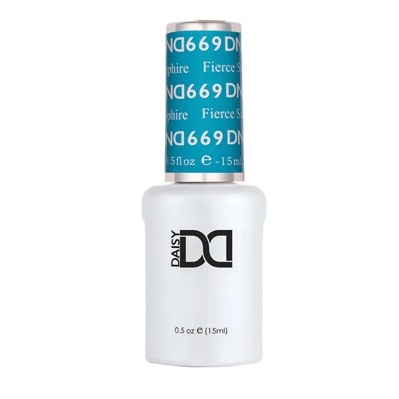 DND Gel Polish - 669 Fierce Sapphire - DTK Nail Supply