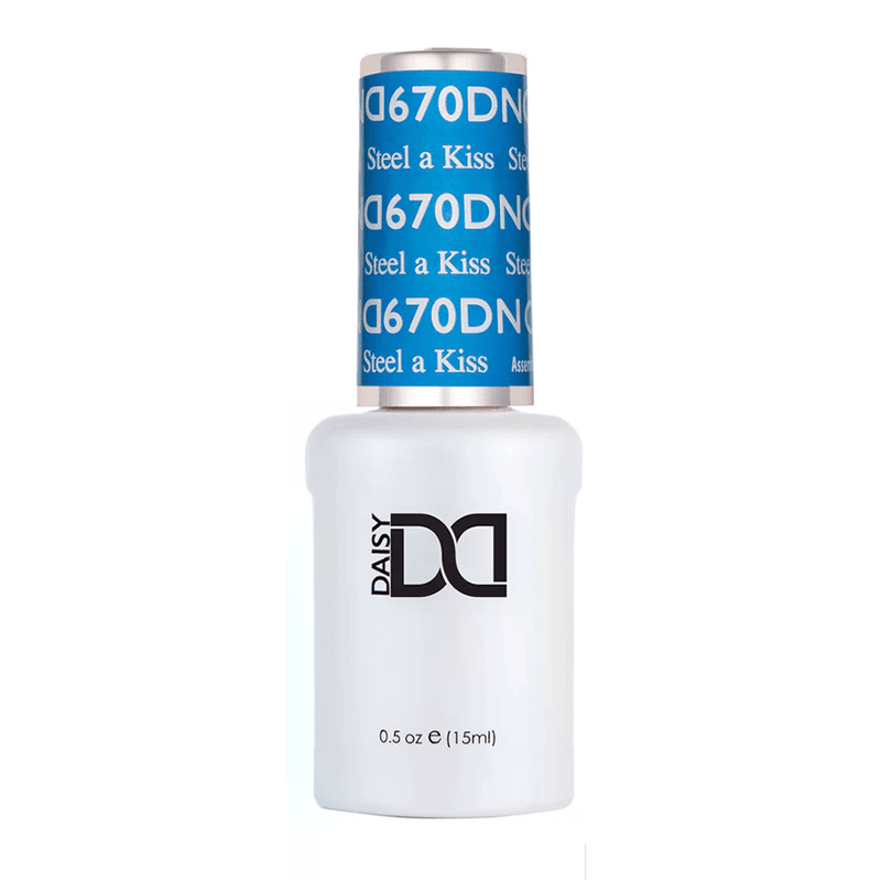 DND Gel Polish - 670 Steel A Kiss - DTK Nail Supply