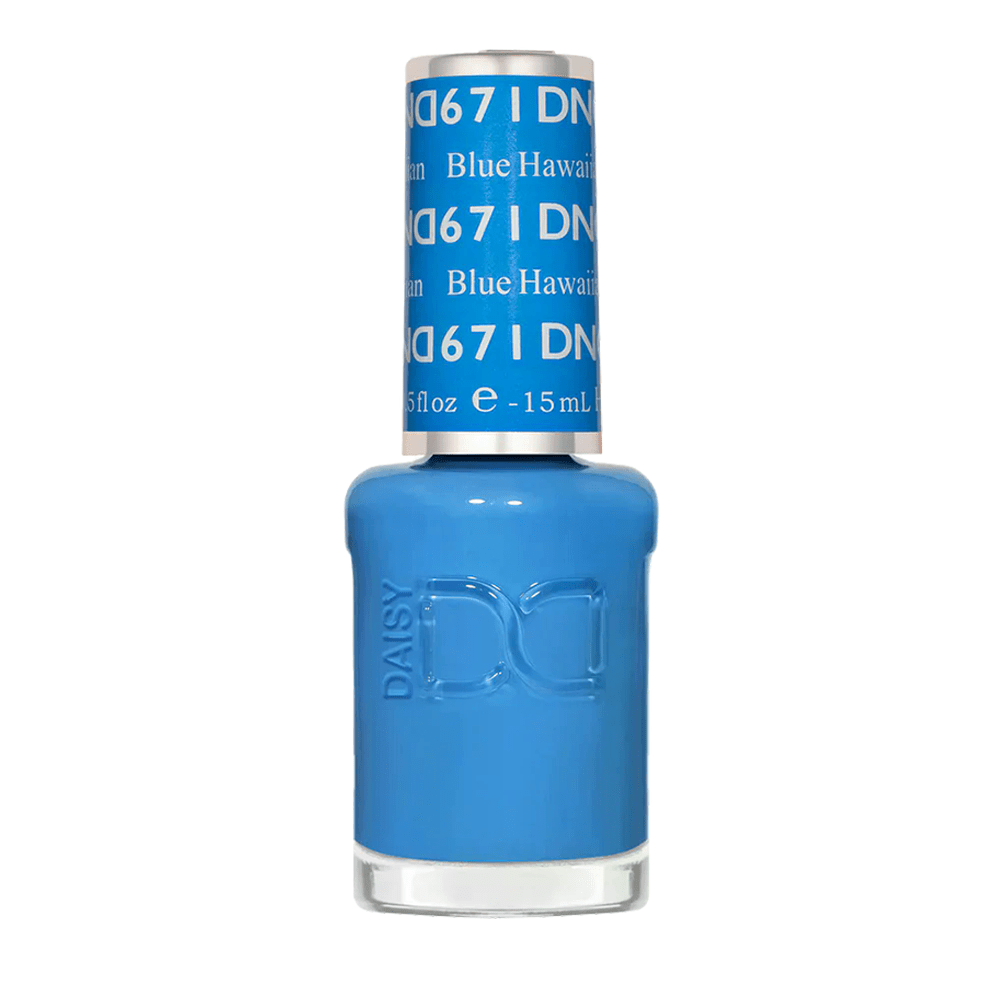 DND Gel Polish - 671 Blue Hawaiian - DTK Nail Supply