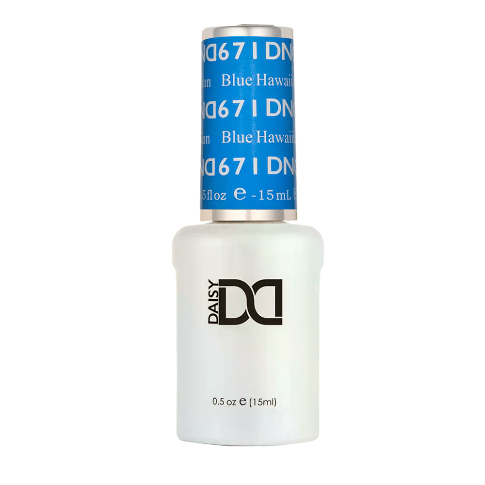 DND Gel Polish - 671 Blue Hawaiian - DTK Nail Supply