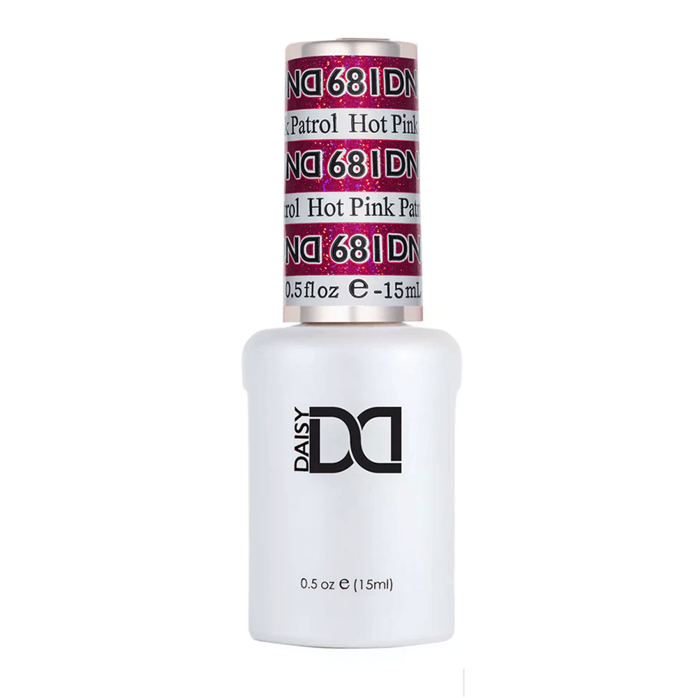 DND Gel Polish - 681 Hot Pink Patrol - DTK Nail Supply