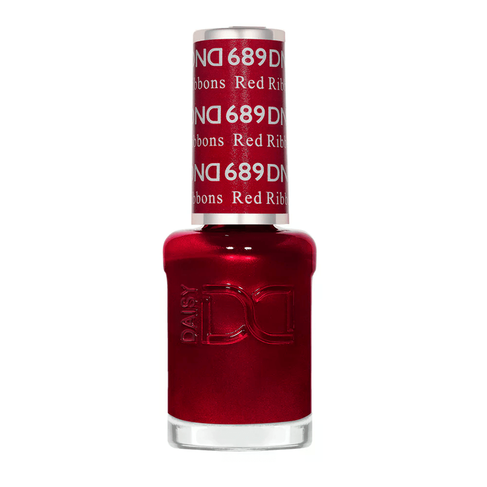 DND Gel Polish - 689 Red Ribbons - DTK Nail Supply
