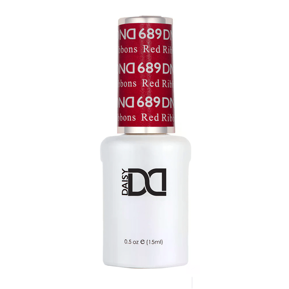 DND Gel Polish - 689 Red Ribbons - DTK Nail Supply