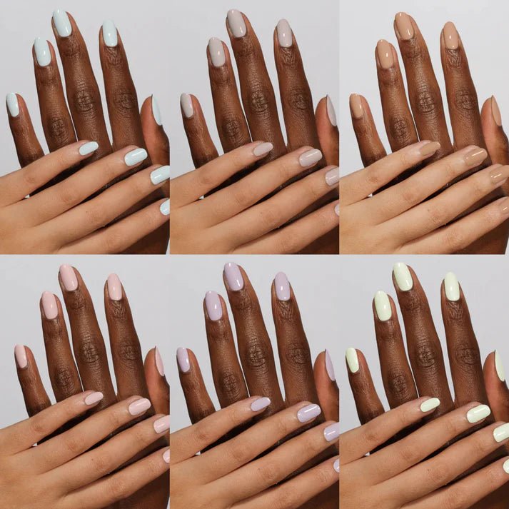 DND Gel & Polish 6pc Bundle - Sad Beige Palette - DTK Nail Supply