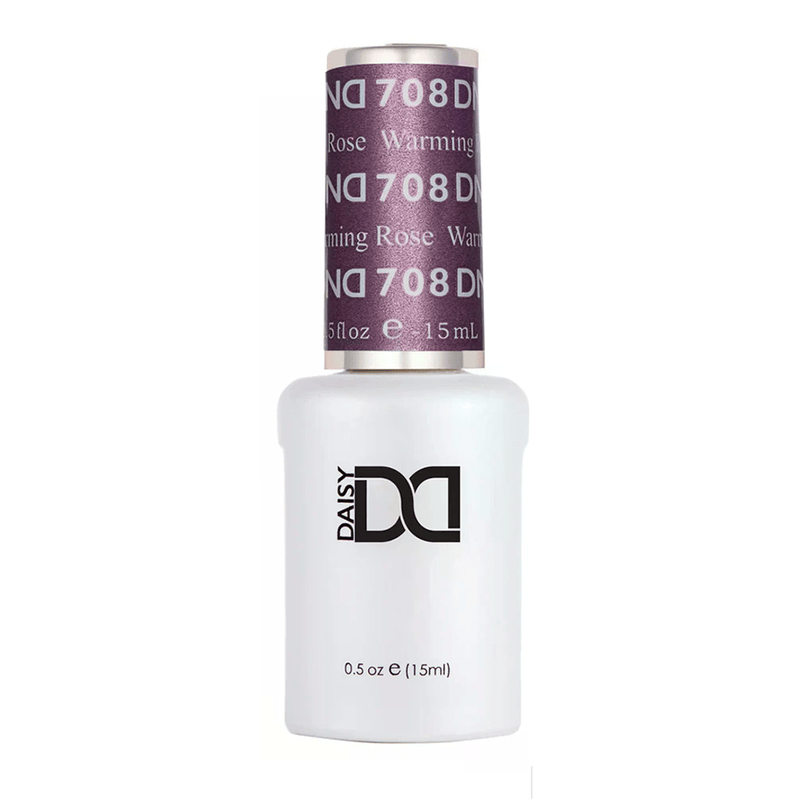 DND Gel Polish - 708 Warming Rose - DTK Nail Supply