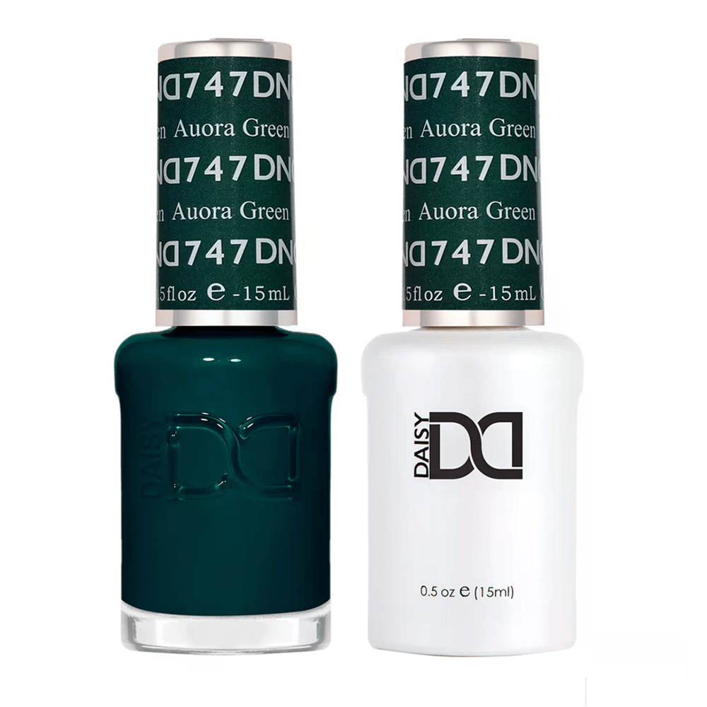 DND Gel Polish - 747 Aurora Green - DTK Nail Supply