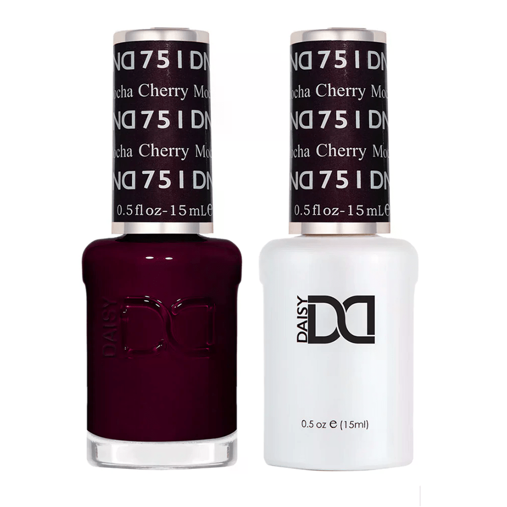 DND Gel Polish - 751 Cherry Mocha - DTK Nail Supply