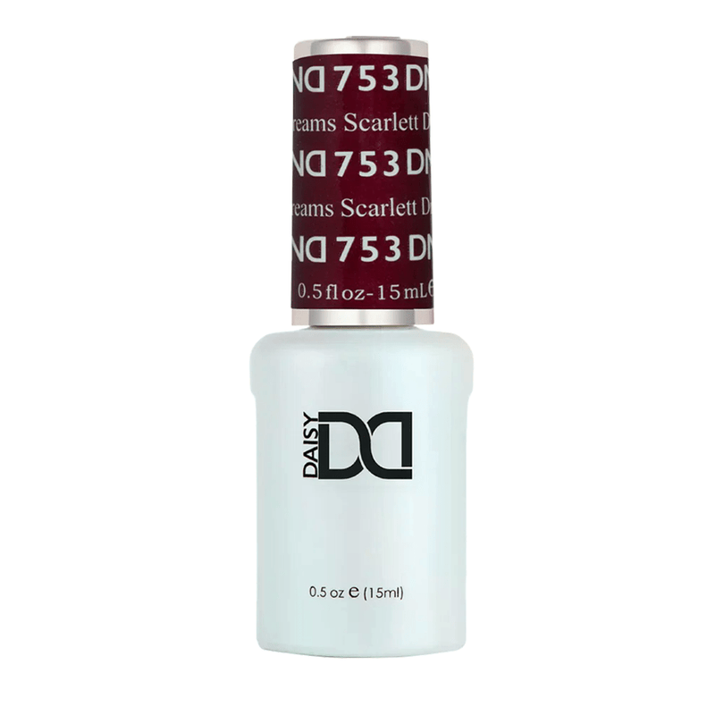 DND Gel Polish - 753 Scarlett Dreams - DTK Nail Supply