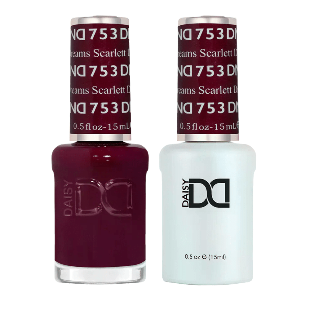 DND Gel Polish - 753 Scarlett Dreams - DTK Nail Supply