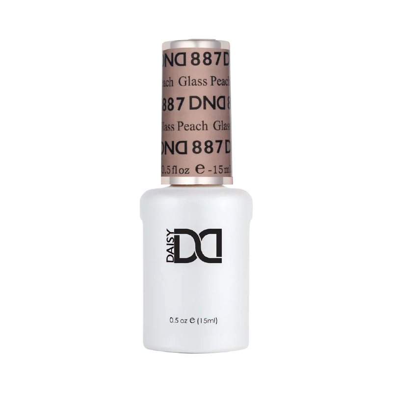 DND Gel Polish - 887 Glass Peach - DTK Nail Supply
