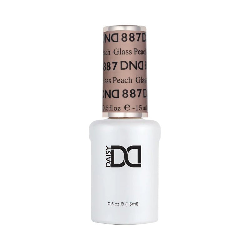 DND Gel Polish - 887 Glass Peach - DTK Nail Supply