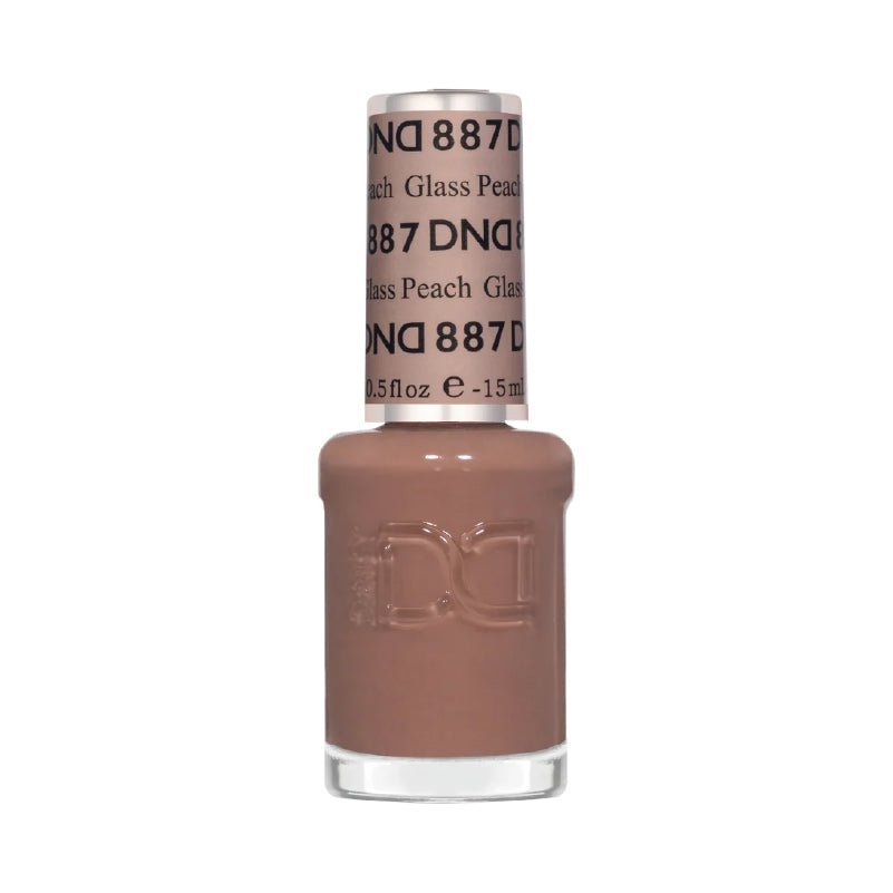 DND Gel Polish - 887 Glass Peach - DTK Nail Supply