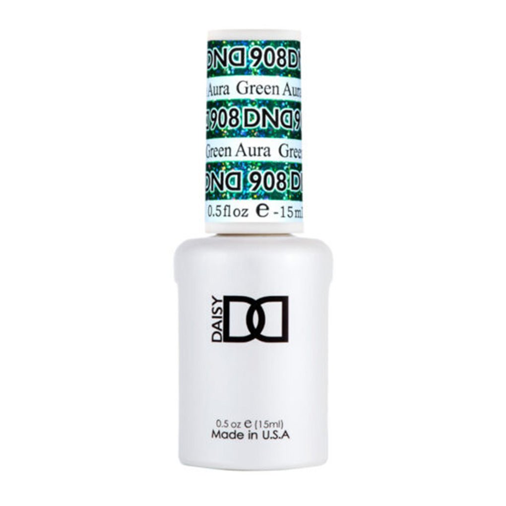 DND Gel Polish - 908 Green Aura - DTK Nail Supply