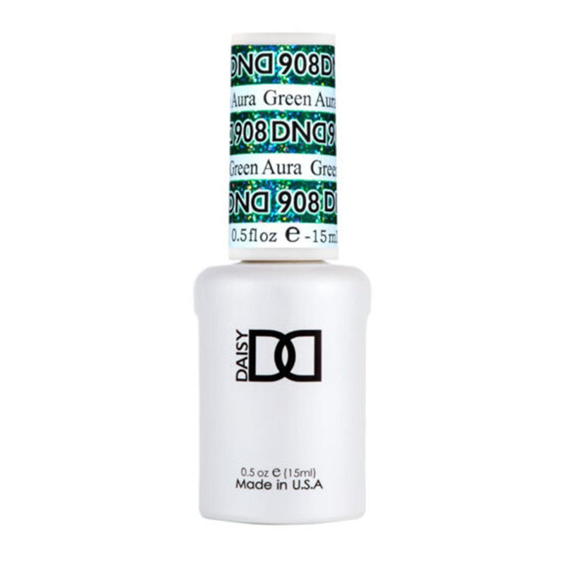 DND Gel Polish - 908 Green Aura - DTK Nail Supply