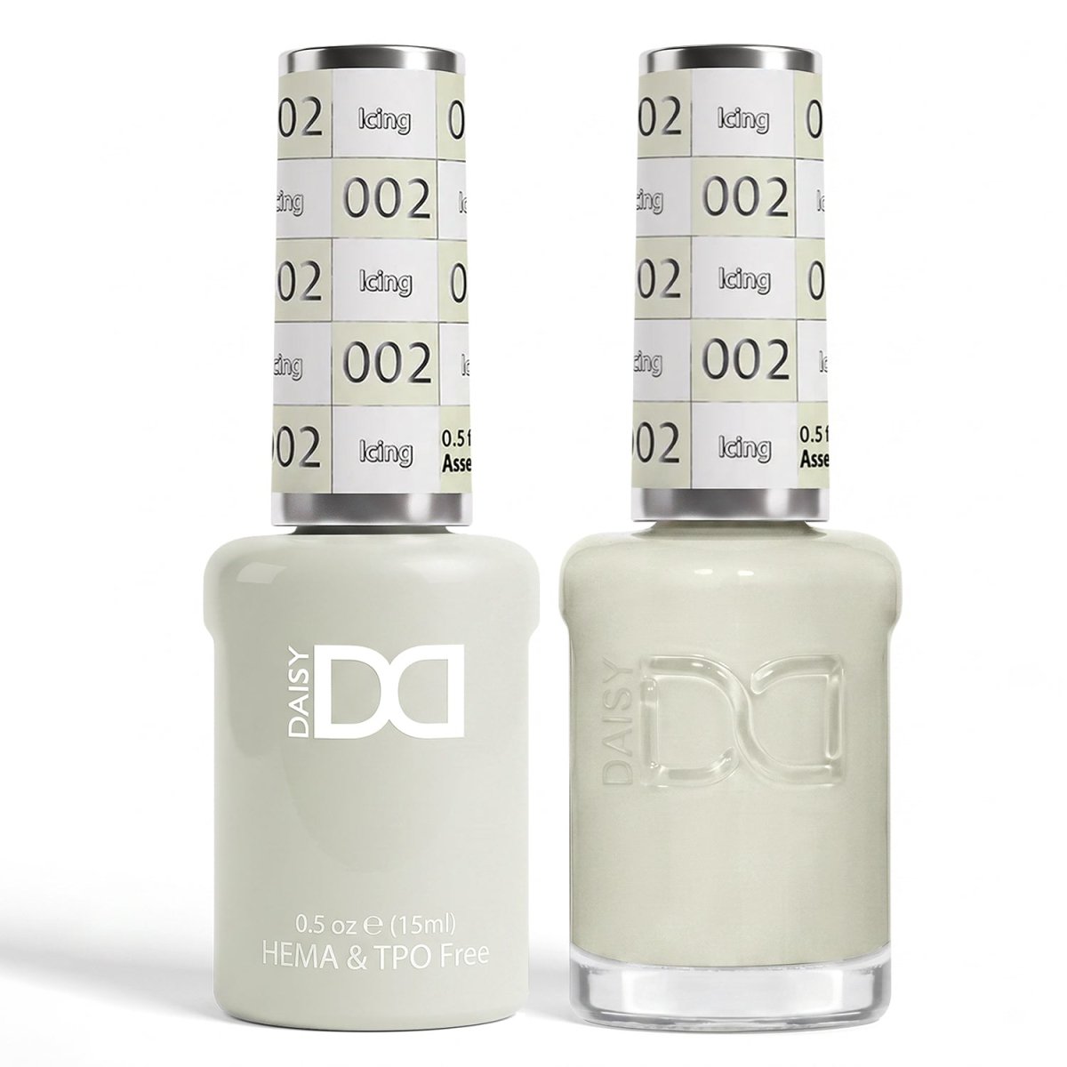 DND HEMA & TPO Free Gel Duo 002 Icing - DTK Nail Supply