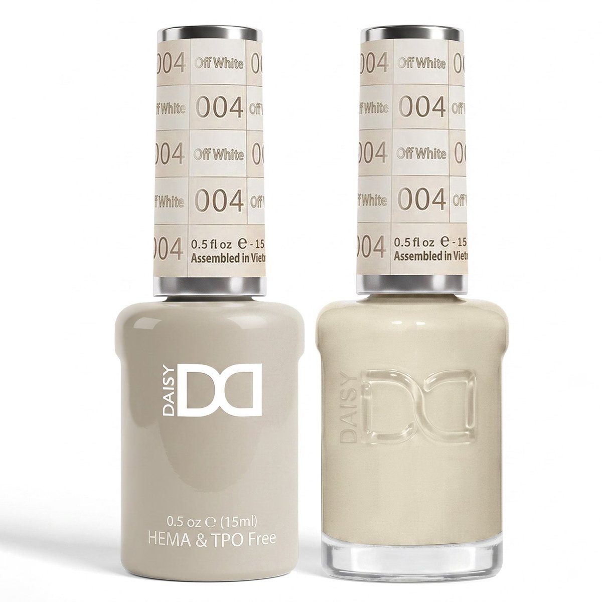DND HEMA & TPO Free Gel Duo 004 Off White - DTK Nail Supply