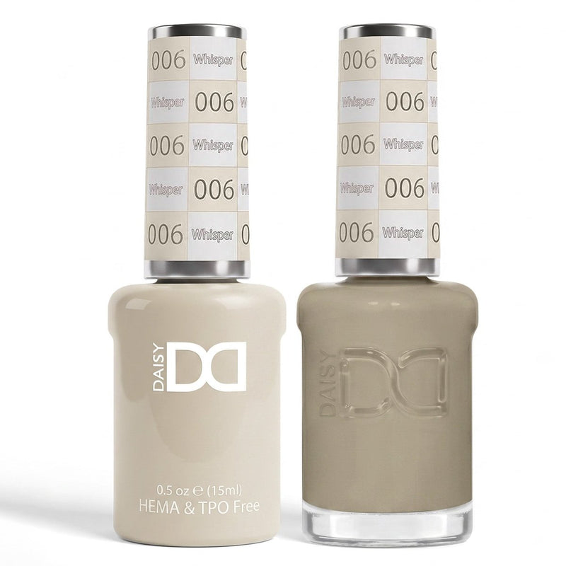 DND HEMA & TPO Free Gel Duo 006 Whisper - DTK Nail Supply
