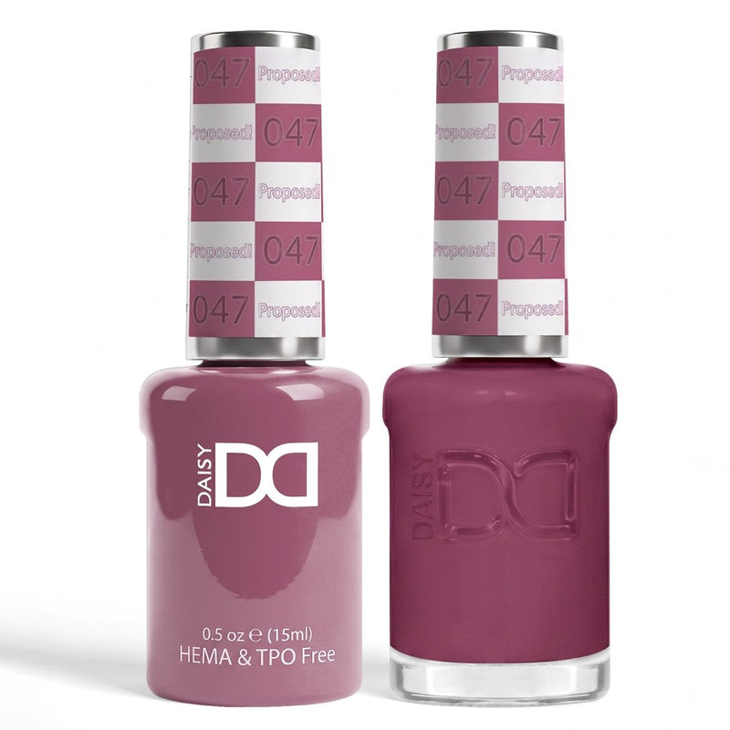 DND HEMA & TPO Free Gel Duo 047 Proposed! - DTK Nail Supply