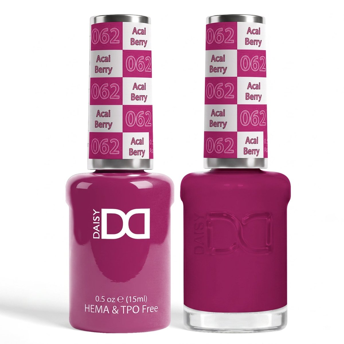 DND HEMA & TPO Free Gel Duo 062 Acai Berry - DTK Nail Supply