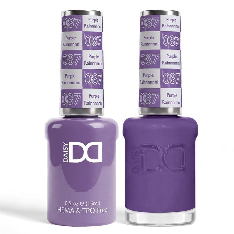 DND HEMA & TPO Free Gel Duo 087 Purple Rainnnnnn! - DTK Nail Supply