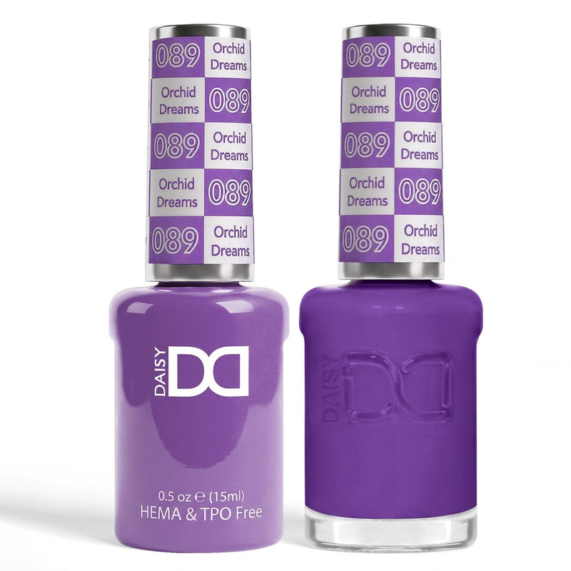 DND HEMA & TPO Free Gel Duo 089 Orchid Dreams - DTK Nail Supply