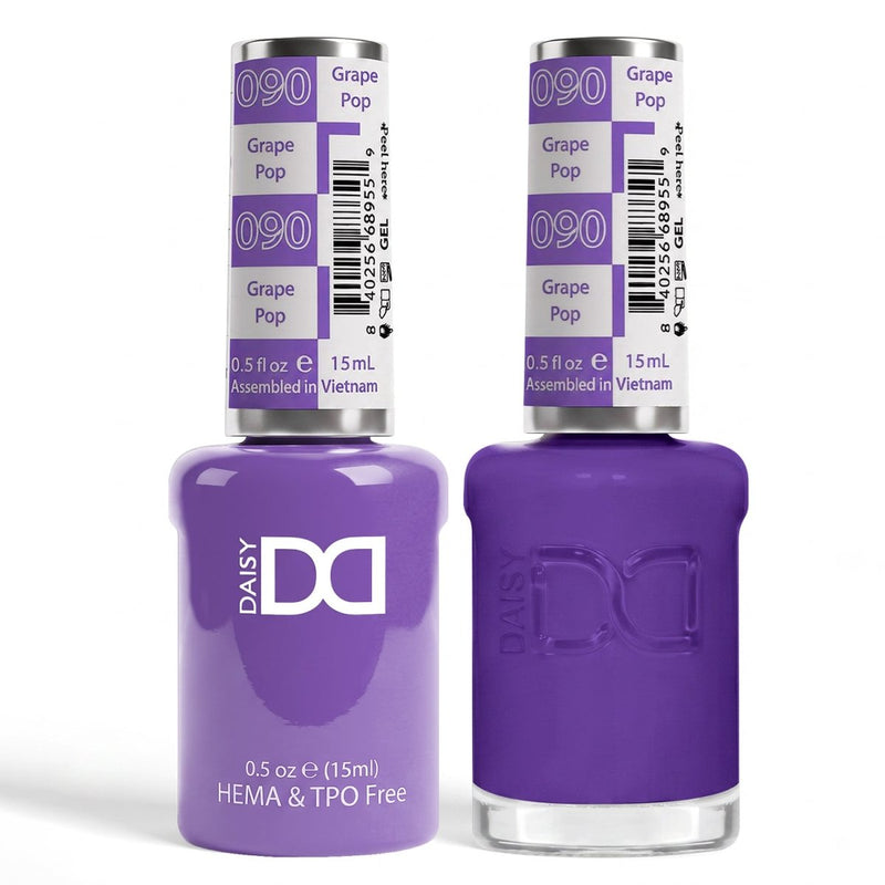 DND HEMA & TPO Free Gel Duo 090 Grape Pop - DTK Nail Supply