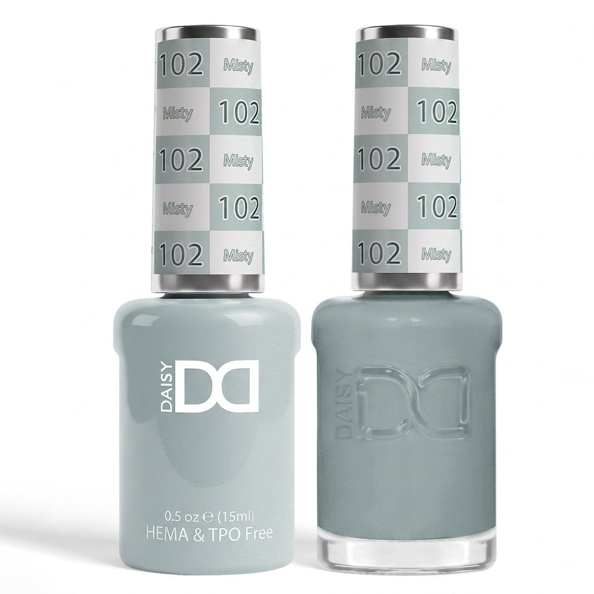 DND HEMA & TPO Free Gel Duo 102 Misty - DTK Nail Supply