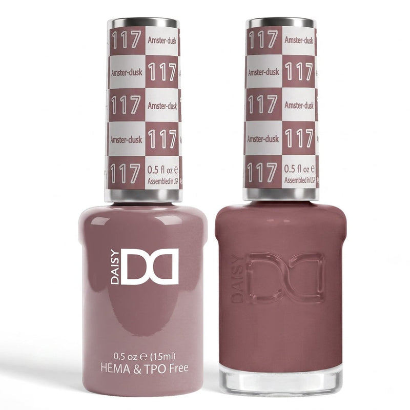 DND HEMA & TPO Free Gel Duo 117 Amster Dusk - DTK Nail Supply