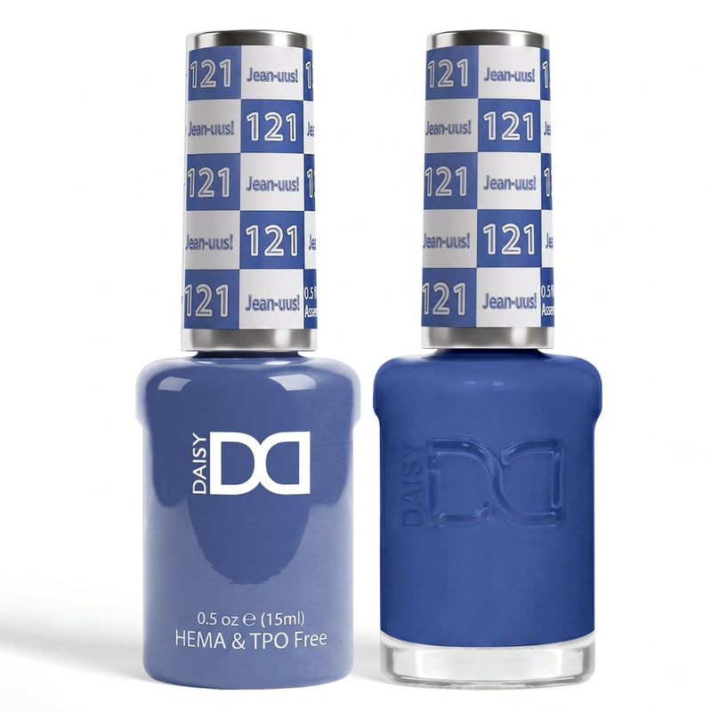 DND HEMA & TPO Free Gel Duo 121 Jean Uus! - DTK Nail Supply