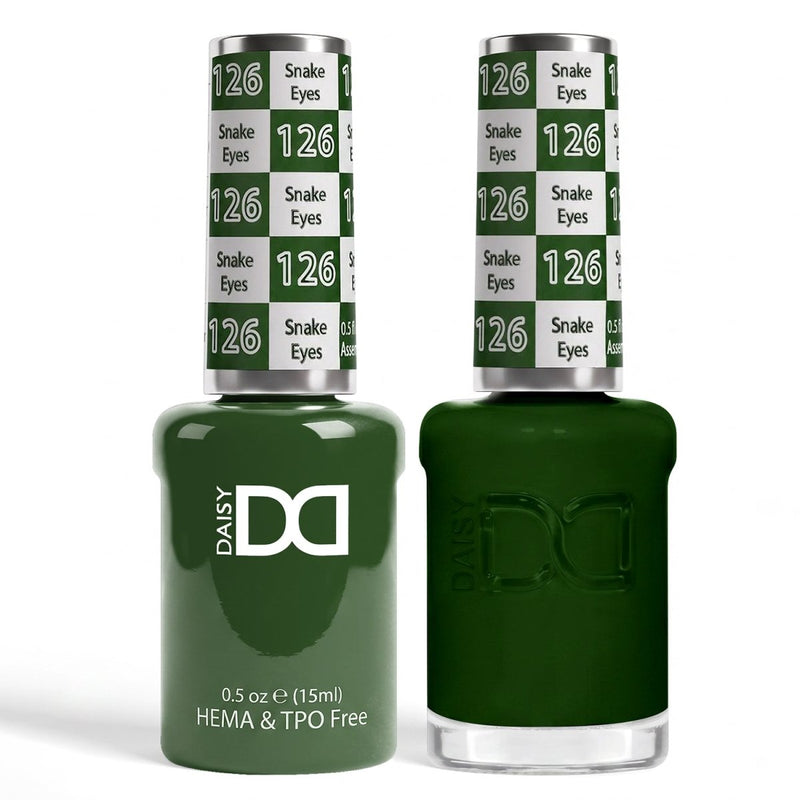 DND HEMA & TPO Free Gel Duo 126 Snake Eyes - DTK Nail Supply