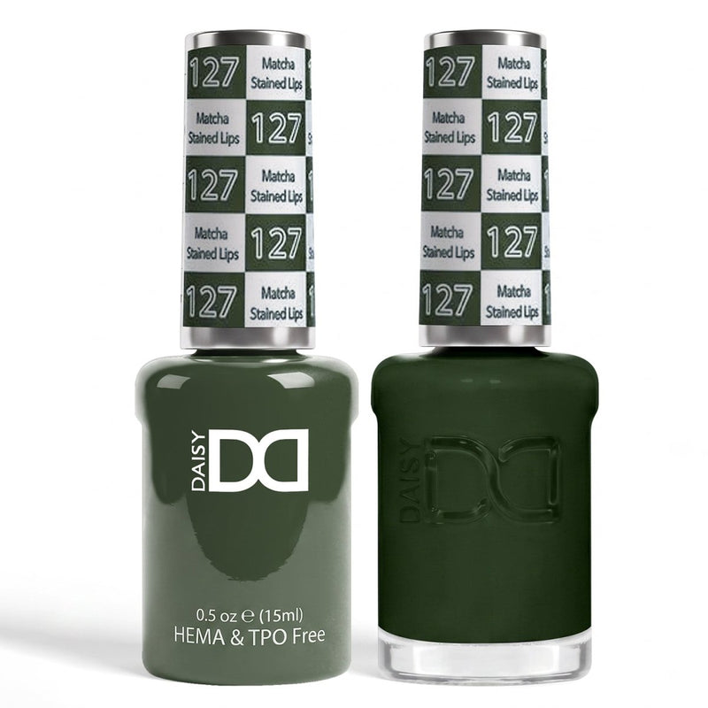 DND HEMA & TPO Free Gel Duo 127 Matcha Stained Lips - DTK Nail Supply