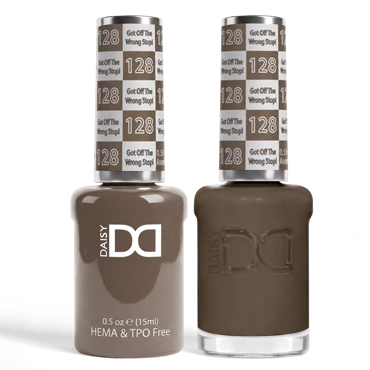 DND HEMA & TPO Free Gel Duo 128 Got Off The Wrong Stop - DTK Nail Supply