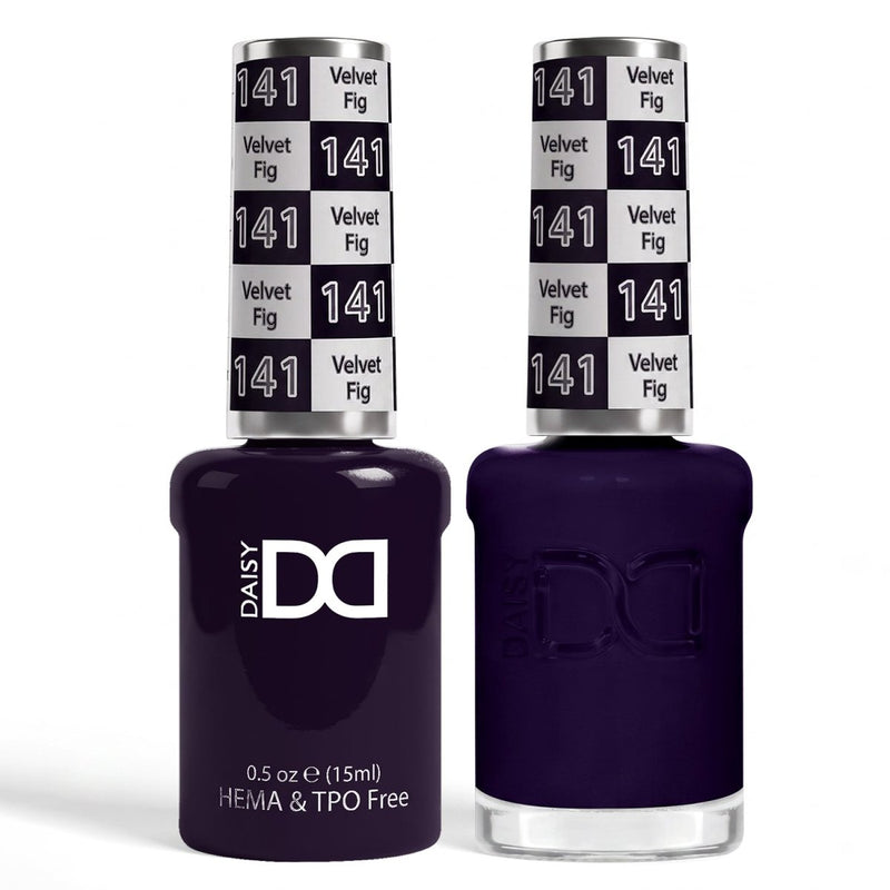 DND HEMA & TPO Free Gel Duo 141 Velvet Fig - DTK Nail Supply