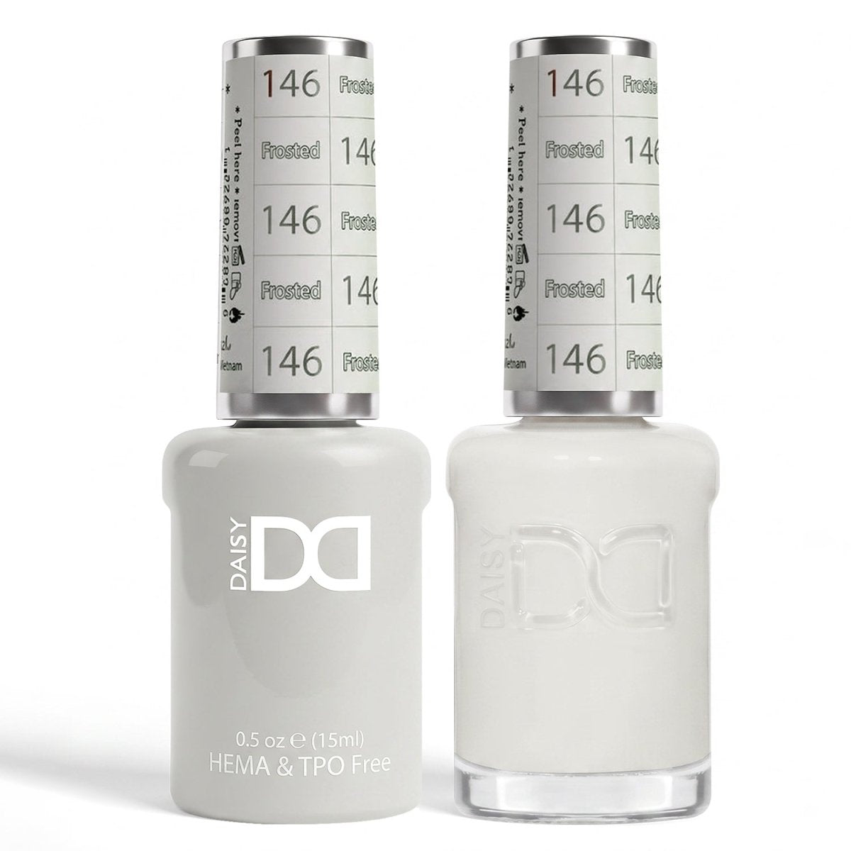 DND HEMA & TPO Free Gel Duo 146 Frosted - DTK Nail Supply