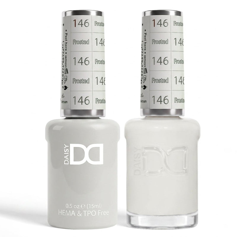 DND HEMA & TPO Free Gel Duo 146 Frosted - DTK Nail Supply