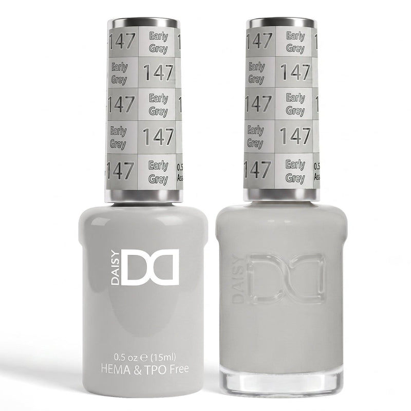 DND HEMA & TPO Free Gel Duo 147 Early Grey - DTK Nail Supply