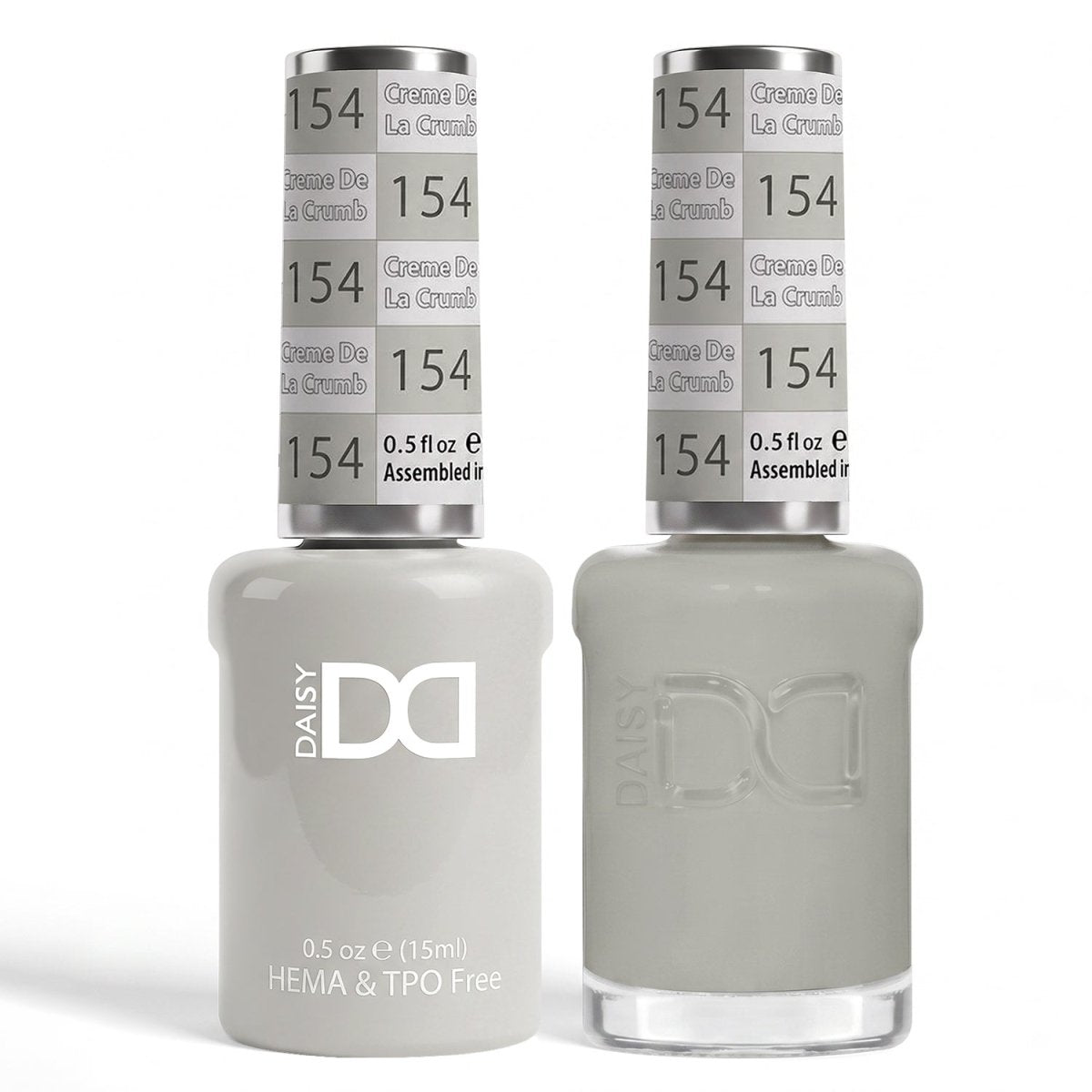 DND HEMA & TPO Free Gel Duo 154 Creme De La Crumb - DTK Nail Supply
