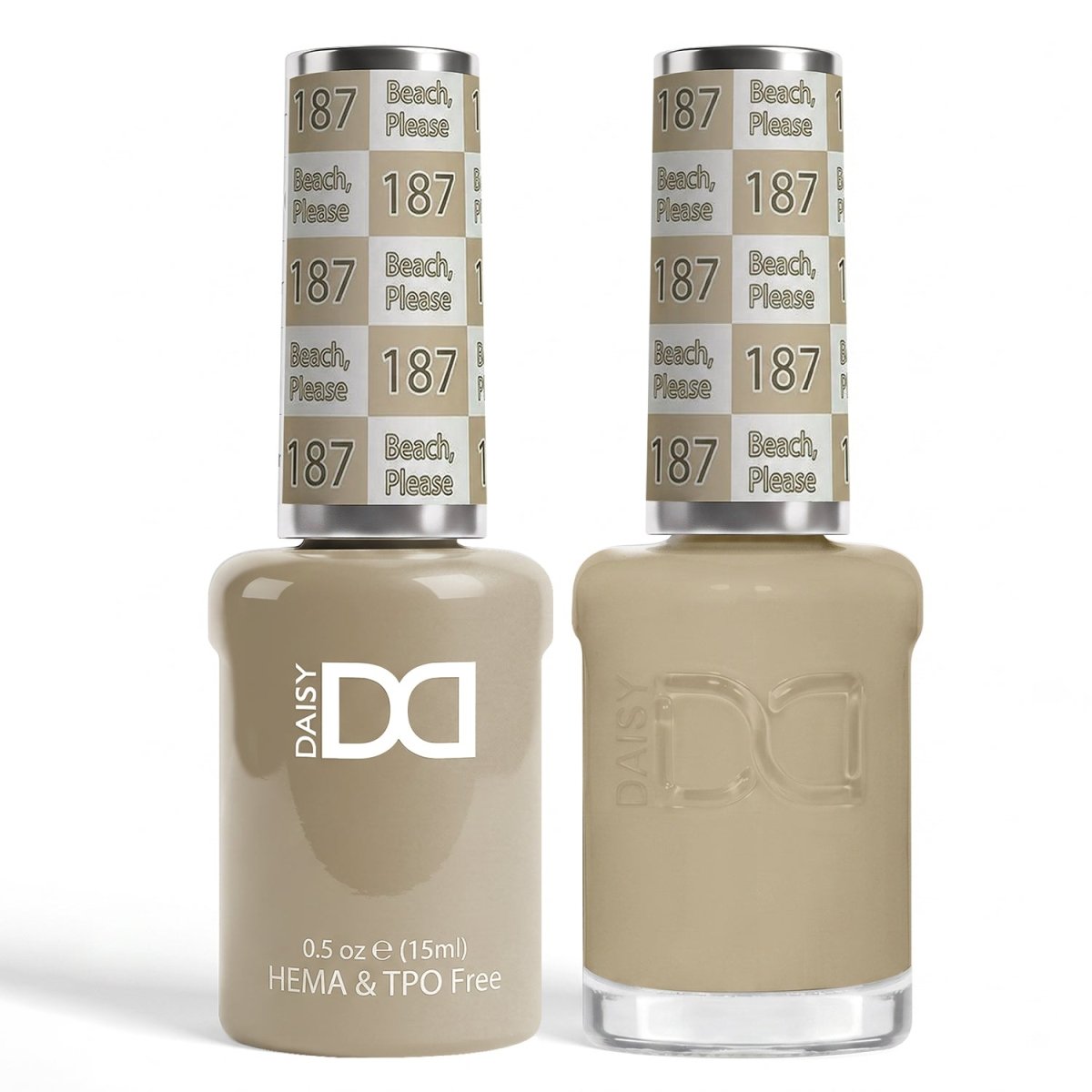 DND HEMA & TPO Free Gel Duo 187 Beach, Please - DTK Nail Supply