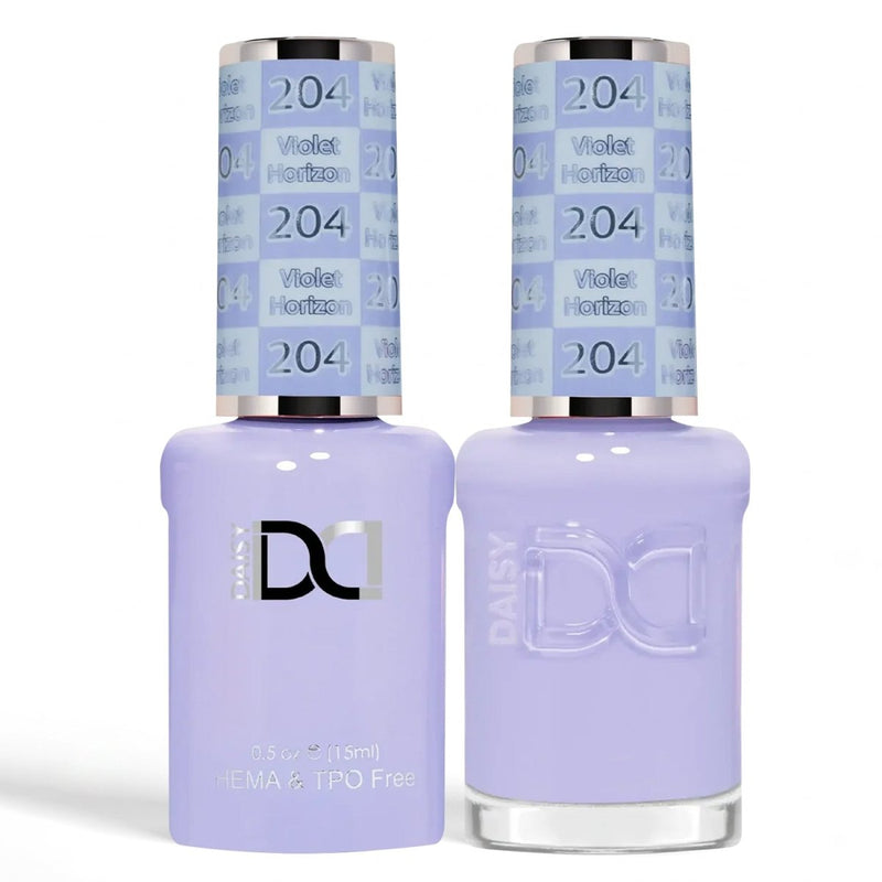 DND HEMA & TPO Free Gel Duo 204 Violet Horizon - DTK Nail Supply