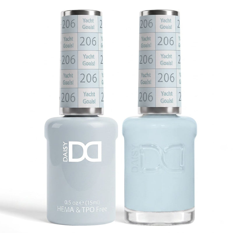 DND HEMA & TPO Free Gel Duo 206 Yacht Goals! - DTK Nail Supply