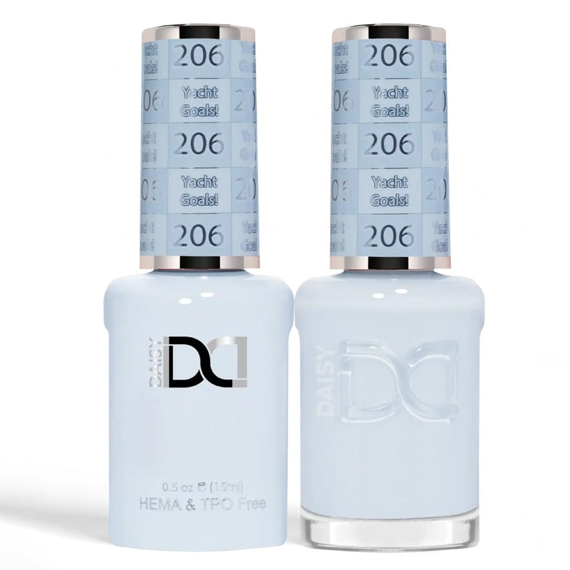 DND HEMA & TPO Free Gel Duo 206 Yacht Goals! - DTK Nail Supply