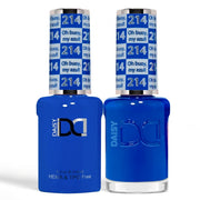 DND HEMA & TPO Free Gel Duo 214 Oh Buoy, My Azul! - DTK Nail Supply