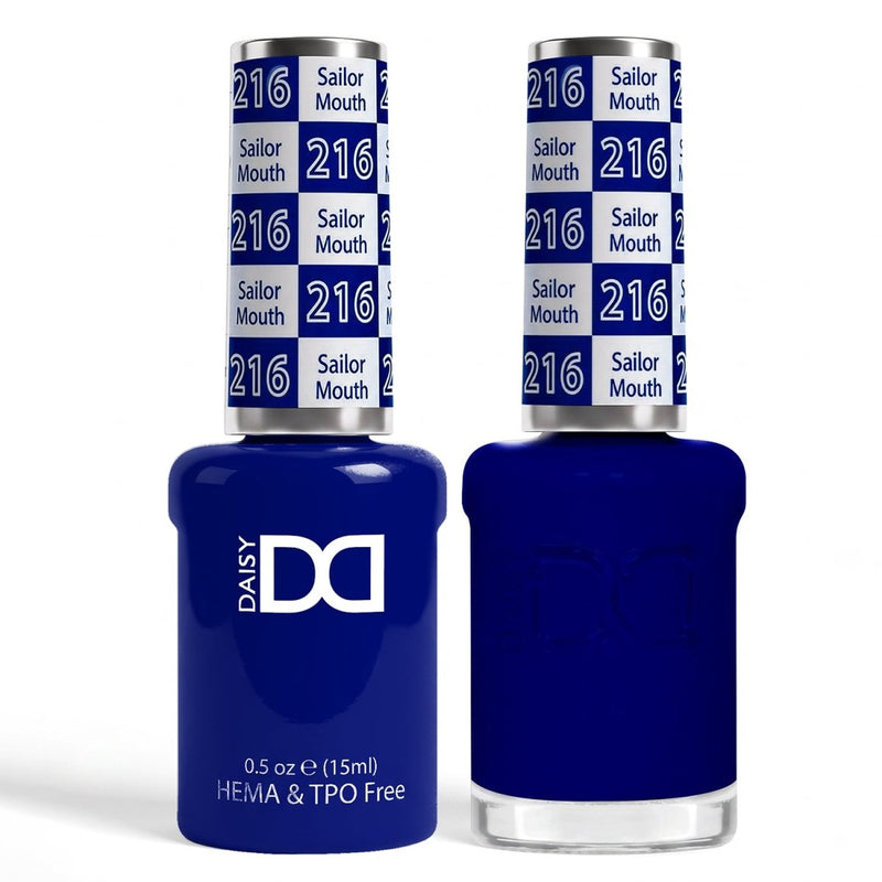 DND HEMA & TPO Free Gel Duo 216 Sailon Mouth - DTK Nail Supply