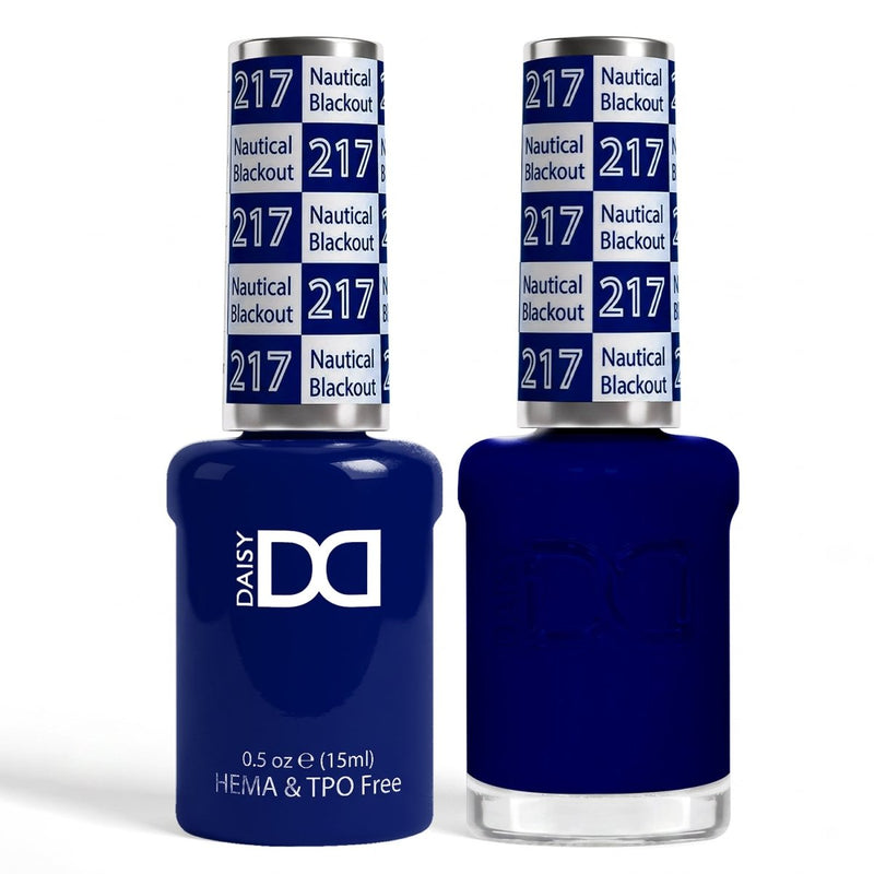 DND HEMA & TPO Free Gel Duo 217 Nautical Blackout - DTK Nail Supply
